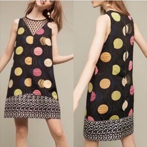 NWT Anthropologie | Maeve Tilde Polka Dot Jacquard Dress